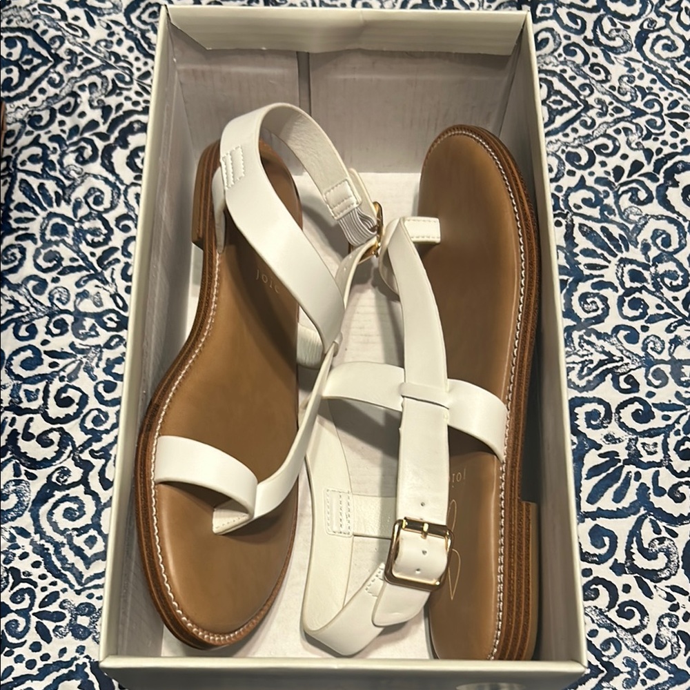 Joie White Sandals, New with out tags, never worn.